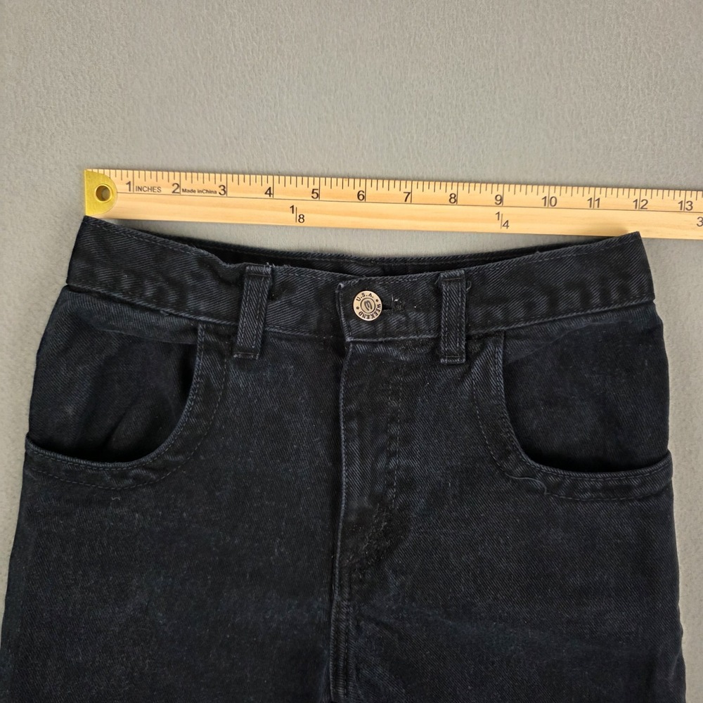 Vintage JYNX Jeans Youth Boys 7-8 Black 20x24 Wide Leg Baggy Skater Y2K 90's USA - Picture 3 of 11